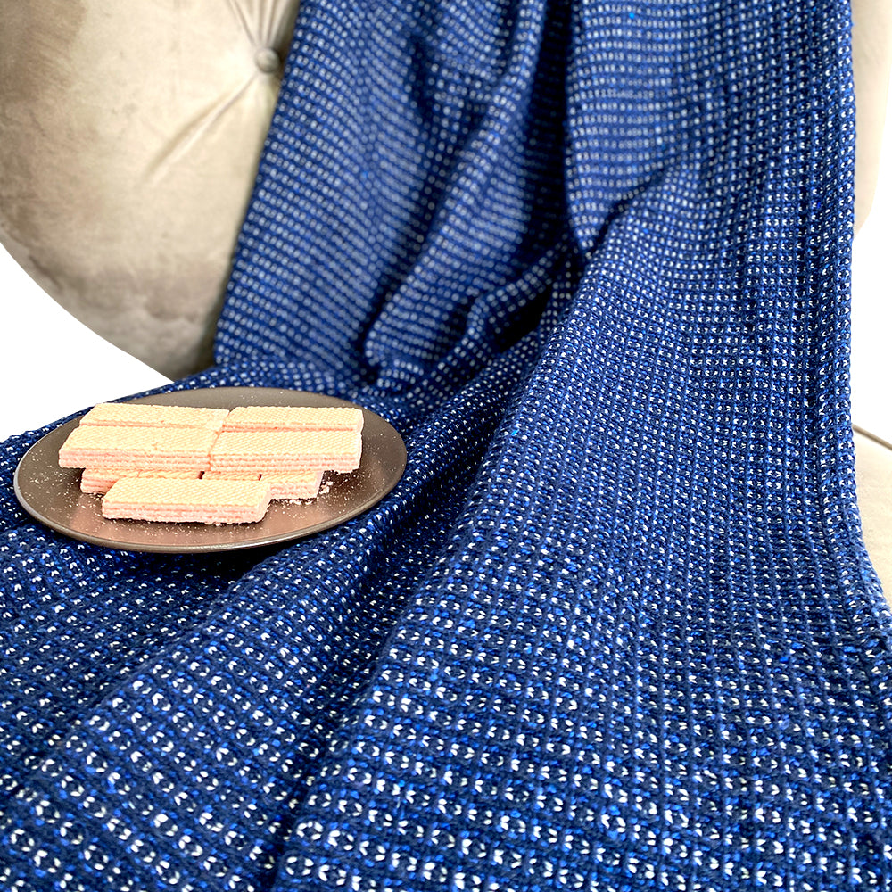 Premium & Extra Soft Blue Sofa Throw