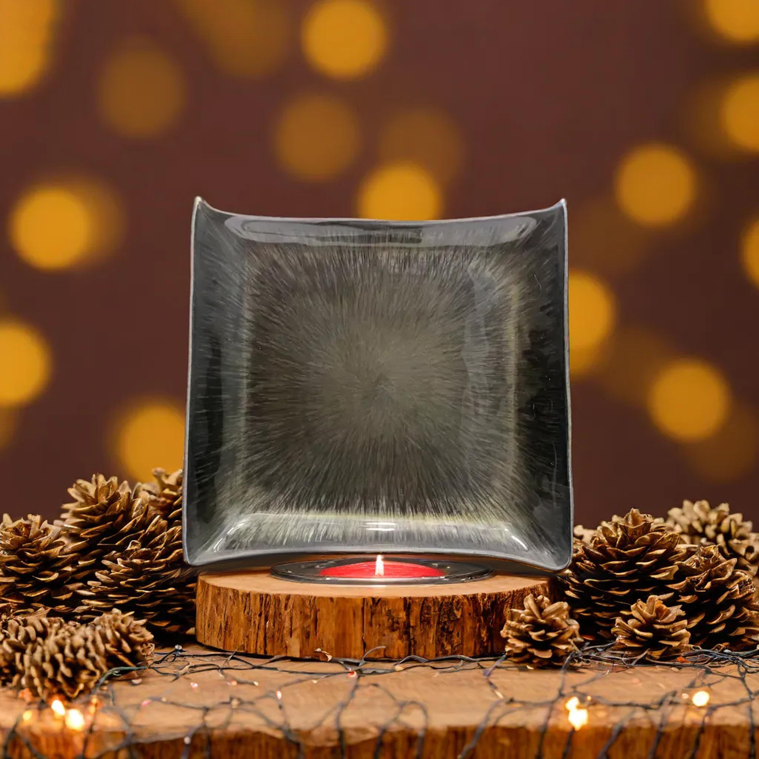 Olive Radiance Aluminium Metal Rust-Free Tray