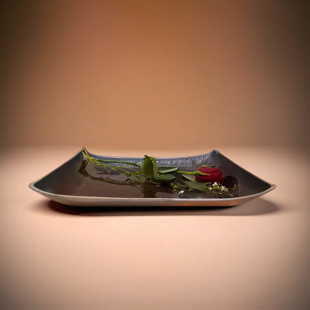 Olive Radiance Aluminium Metal Rust-Free Tray