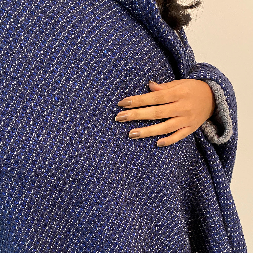 Premium & Extra Soft Blue Sofa Throw