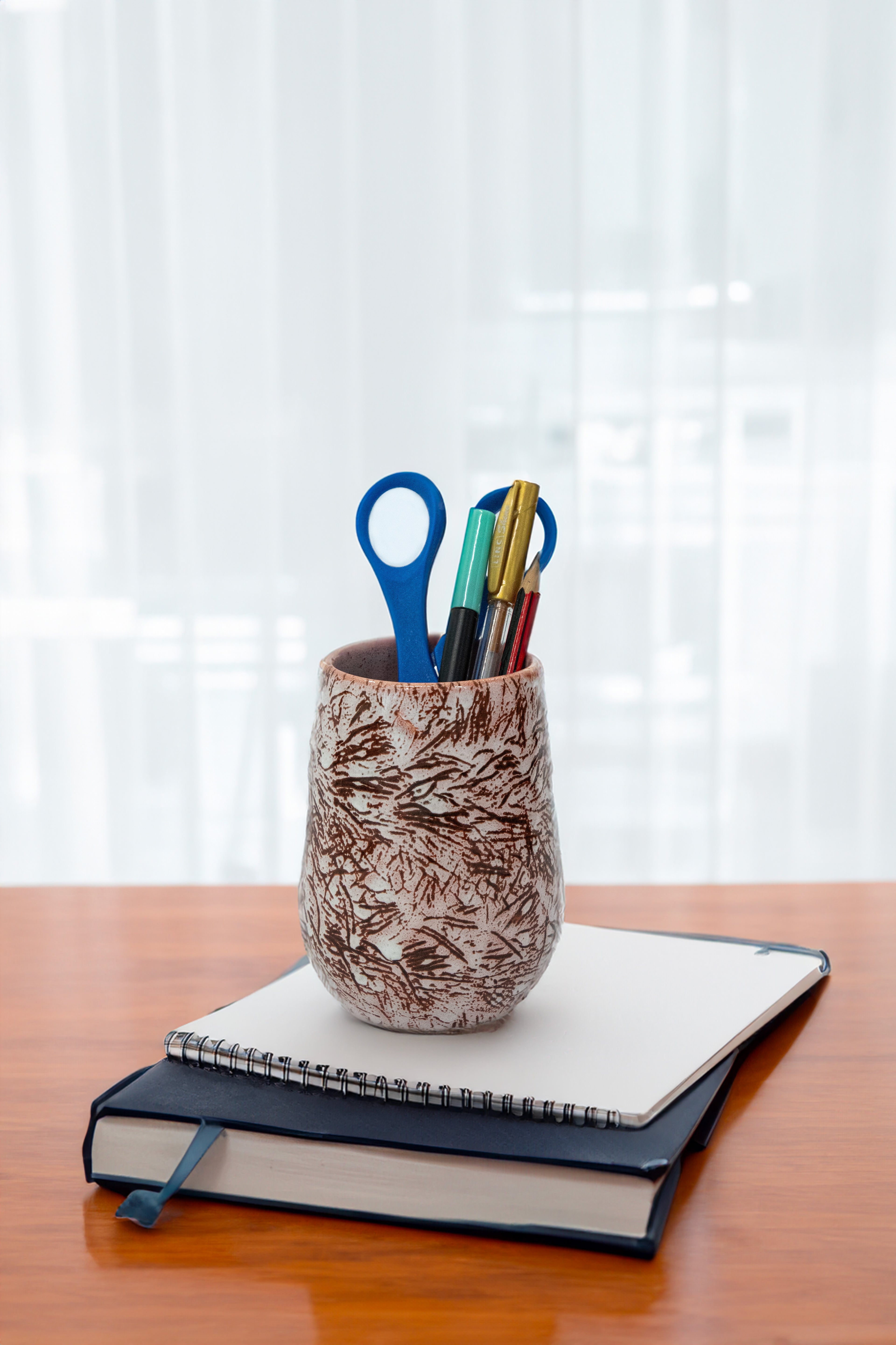 Ceramic Glossy Pink Multipurpose Holder Stand