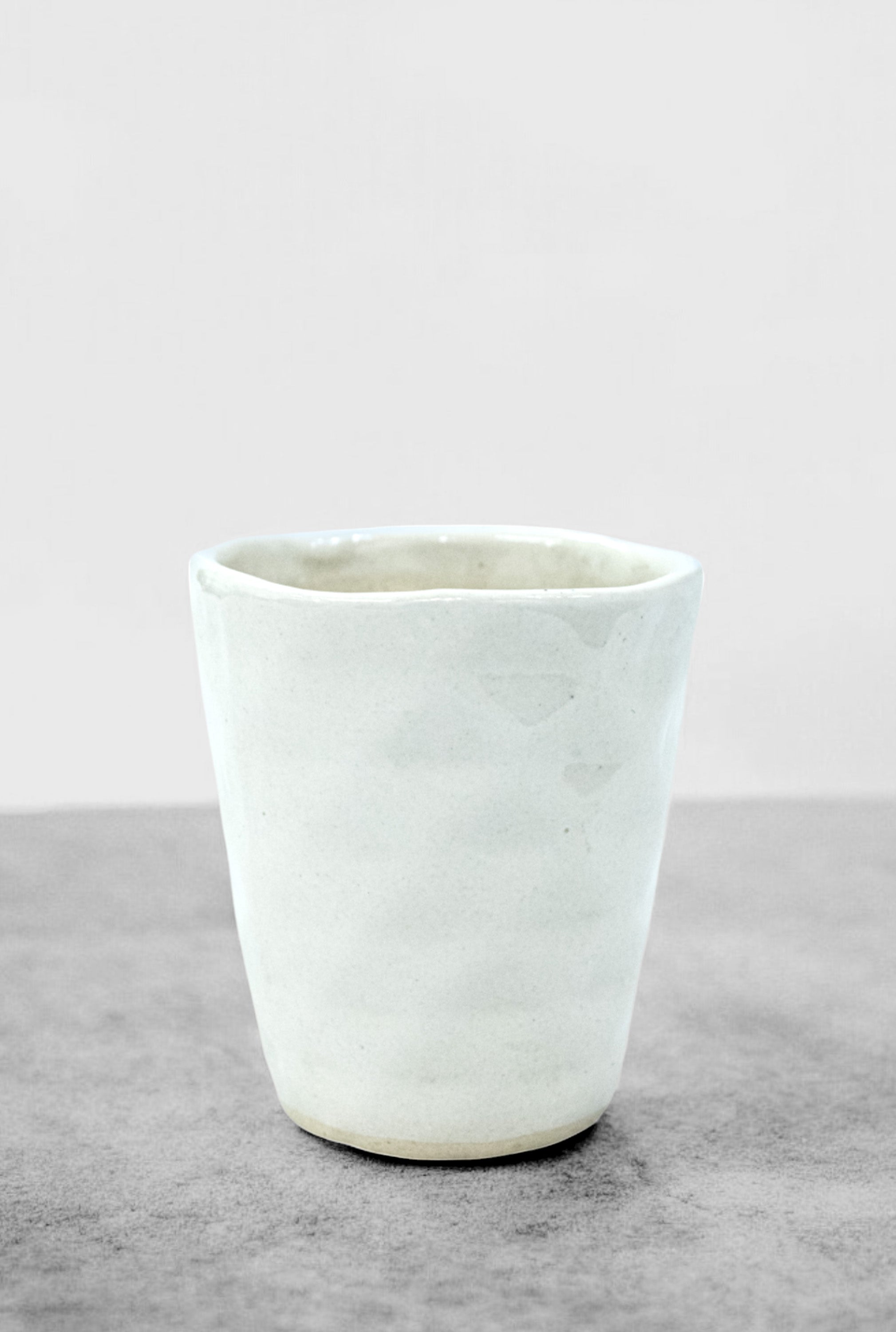 Elegance White Ceramic Diamond Design Planter Pot