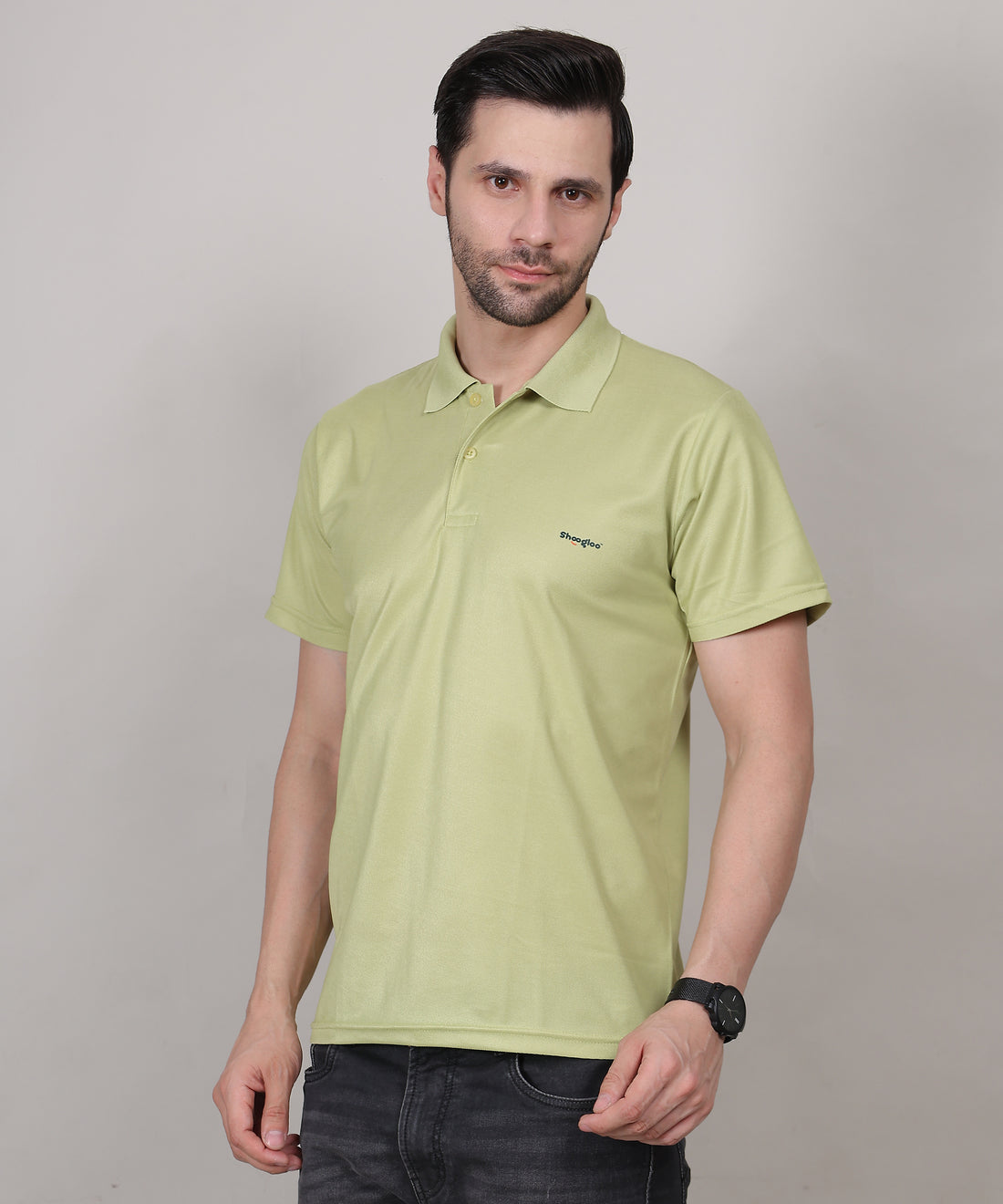 Men’s Pista Cotton Polo Tee – Classic Collar Neck, Everyday Comfort