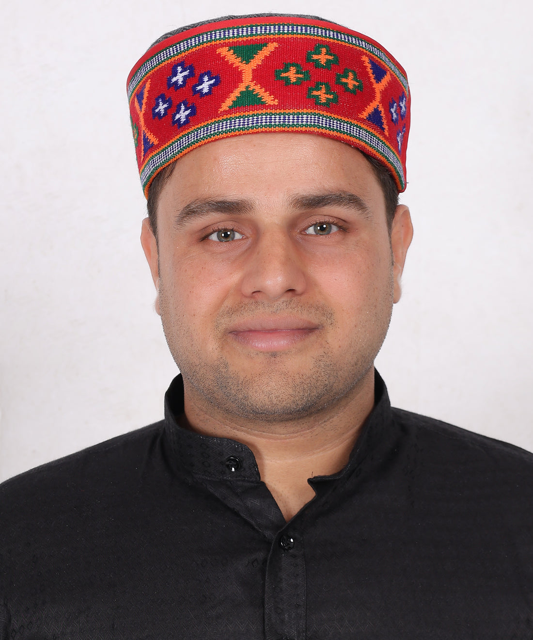 Kullu Kinnauri Pahadi Topi – Pure Wool, Handcrafted Himachali Grey Cap for Traditional Look