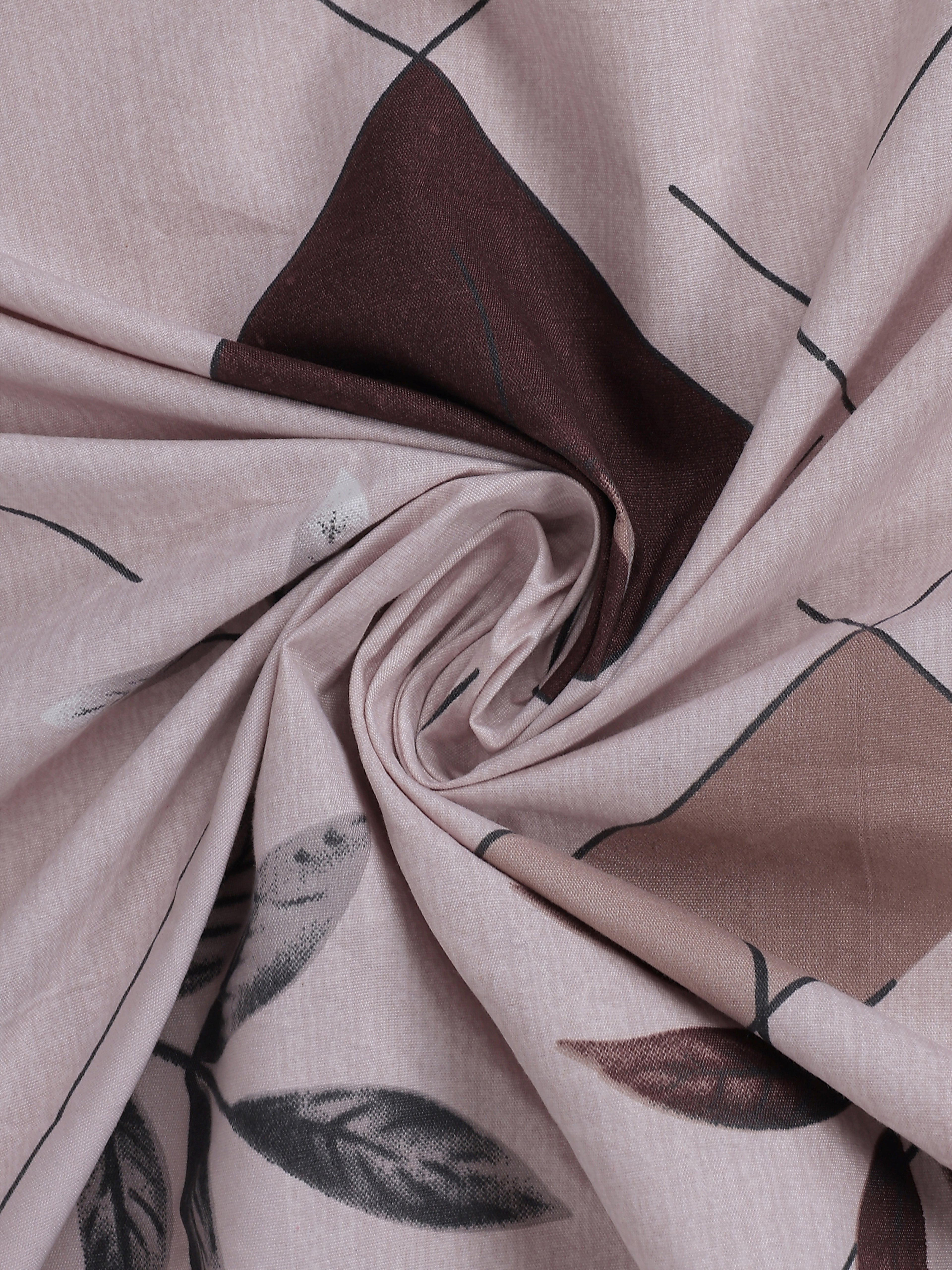 Cotton Flat Double Bed Bedsheet Breathable & Super Soft Fabric Pastel shade