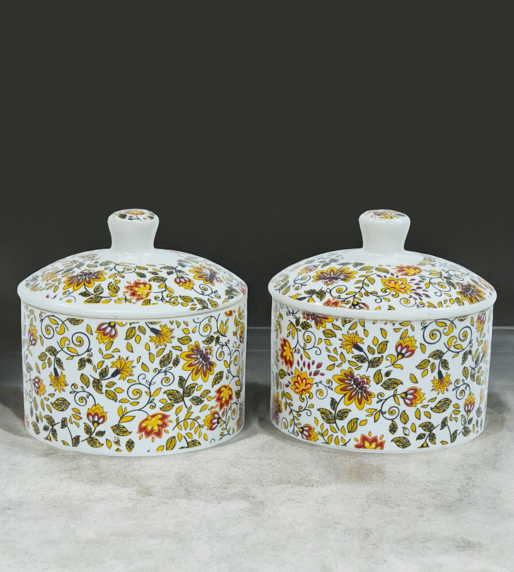 Handcrafted Ceramic Chutney & Pickle Holders - Pack of 2