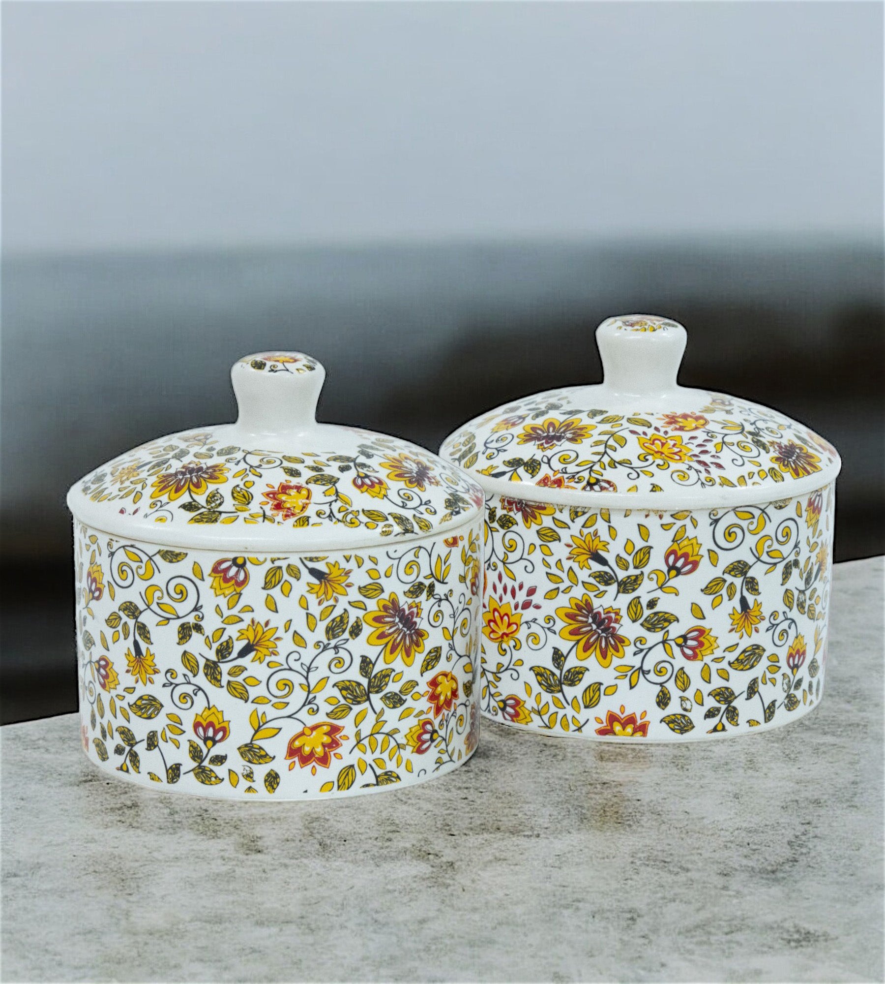 Handcrafted Ceramic Chutney & Pickle Holders - Pack of 2