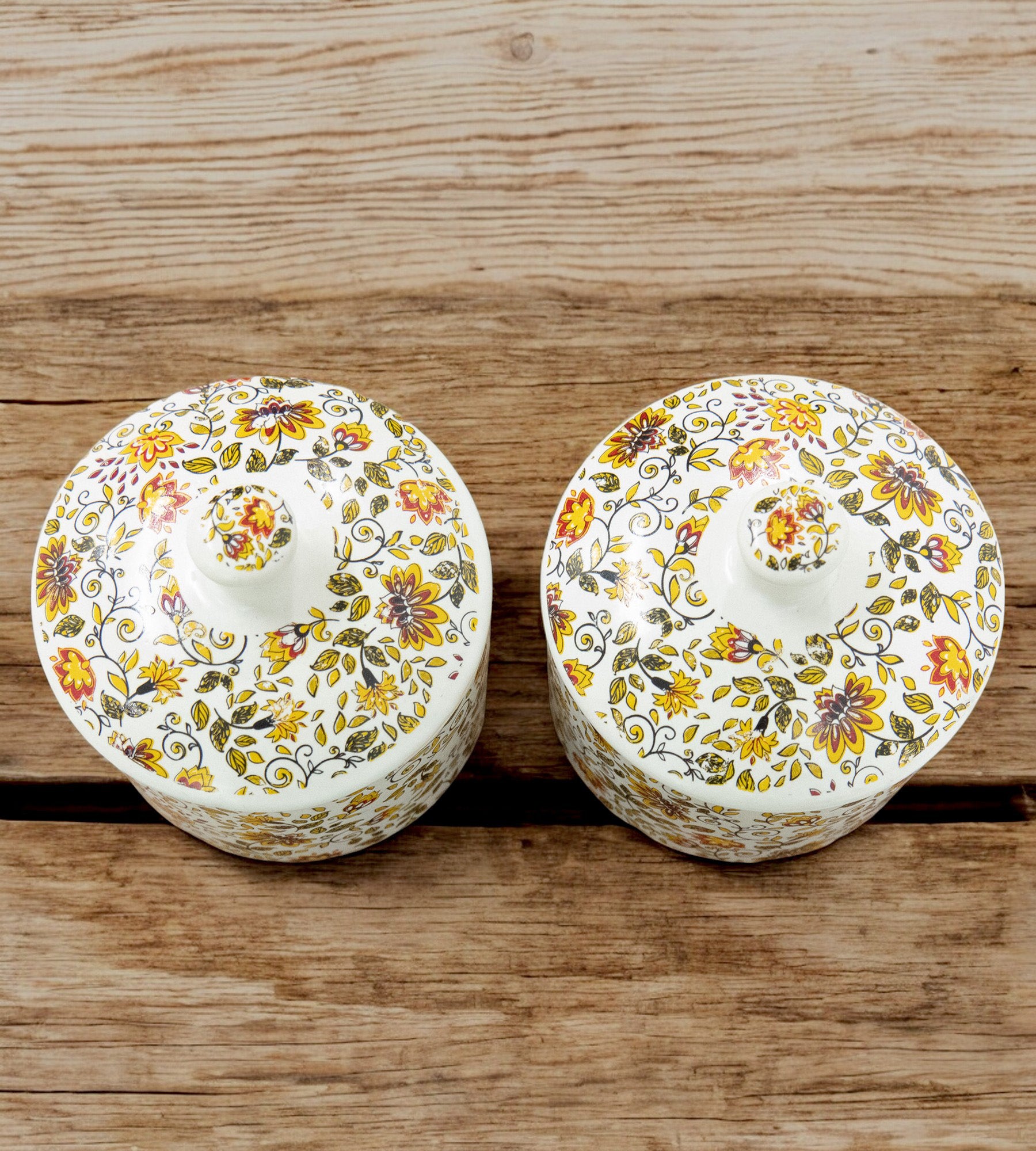 Handcrafted Ceramic Chutney & Pickle Holders - Pack of 2