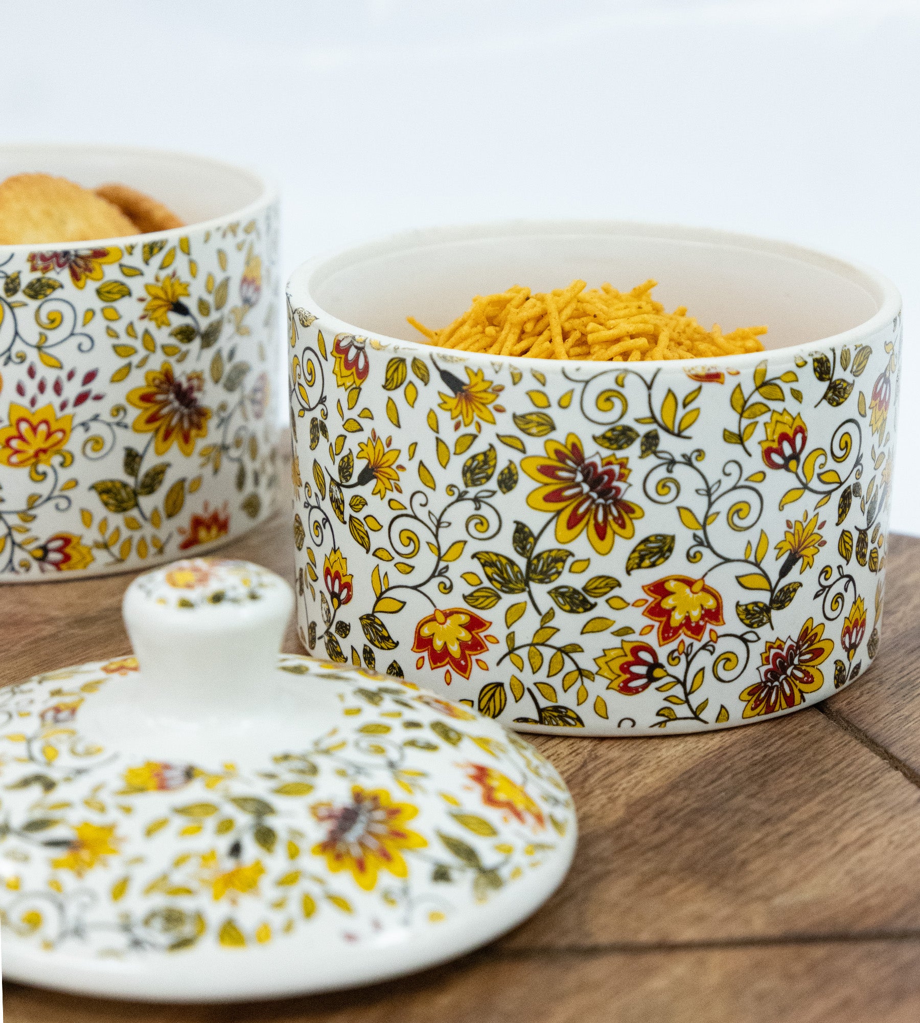 Handcrafted Ceramic Chutney & Pickle Holders - Pack of 2