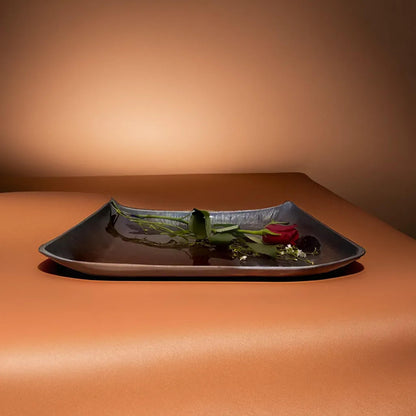 Olive Radiance Aluminium Metal Rust-Free Tray