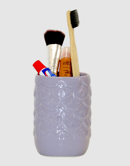 Charming Lavender Ceramic Bath Set of 3