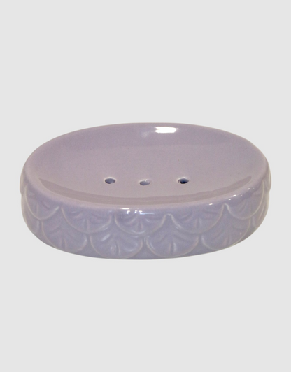Charming Lavender Ceramic Bath Set of 3