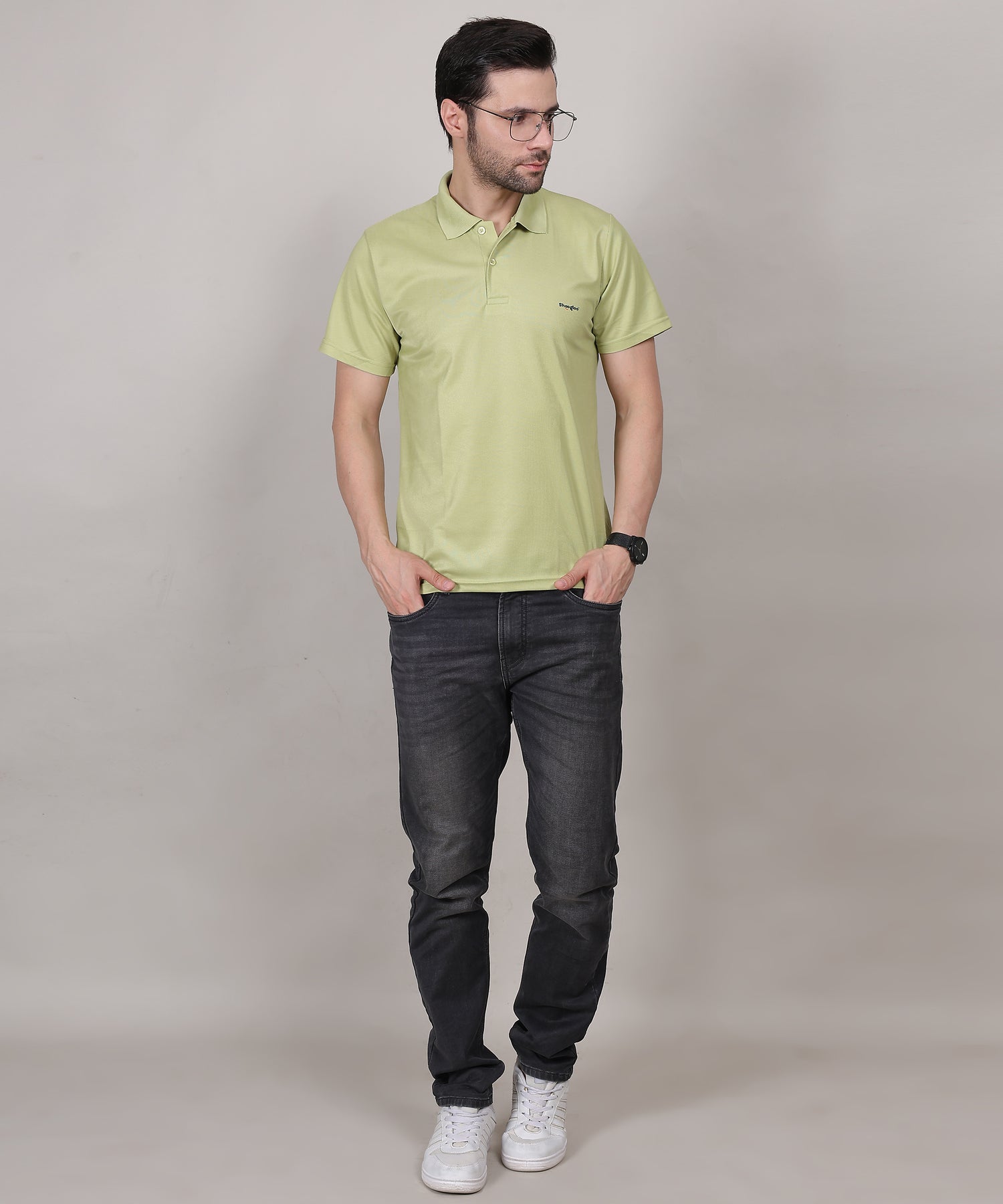 Men’s Pista Cotton Polo Tee – Classic Collar Neck, Everyday Comfort
