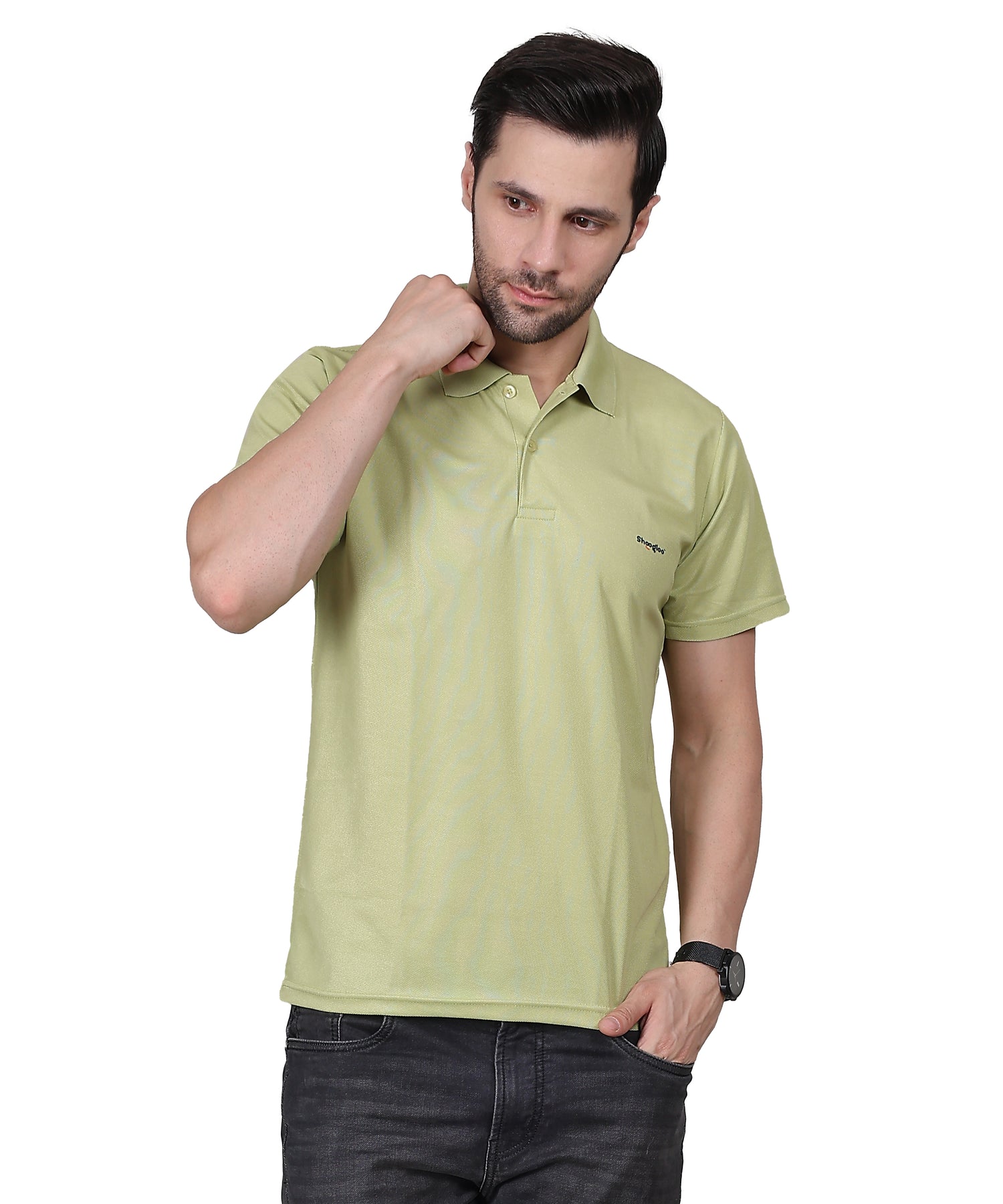 Men’s Pista Cotton Polo Tee – Classic Collar Neck, Everyday Comfort