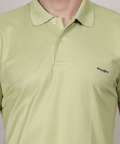 Men’s Pista Cotton Polo Tee – Classic Collar Neck, Everyday Comfort