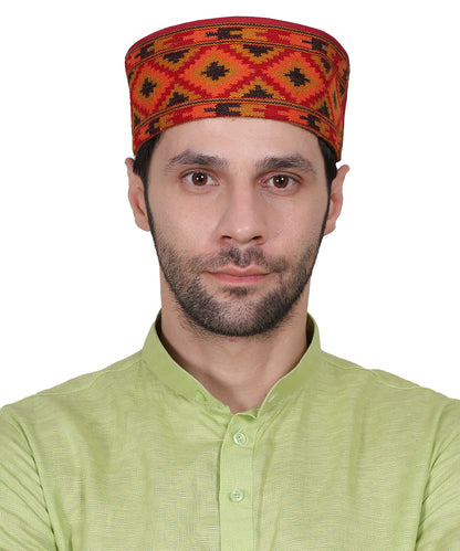 Pure Woollen Ivory Pahadi Topi – Authentic Kullu Kinnauri Himachali Cap for Every Occasion