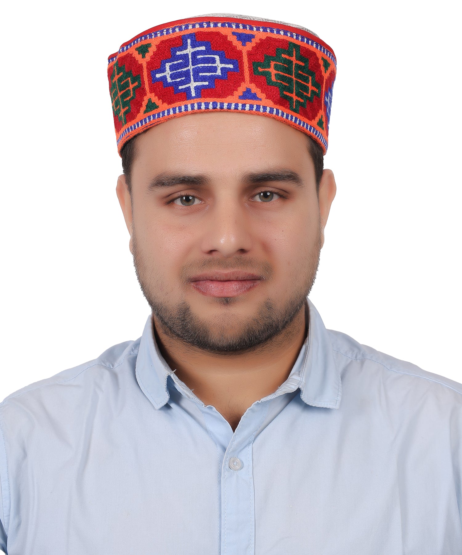 Kullu Kinnauri Woollen Beige Pahadi Topi – A Tradition of Himachali Craftsmanship