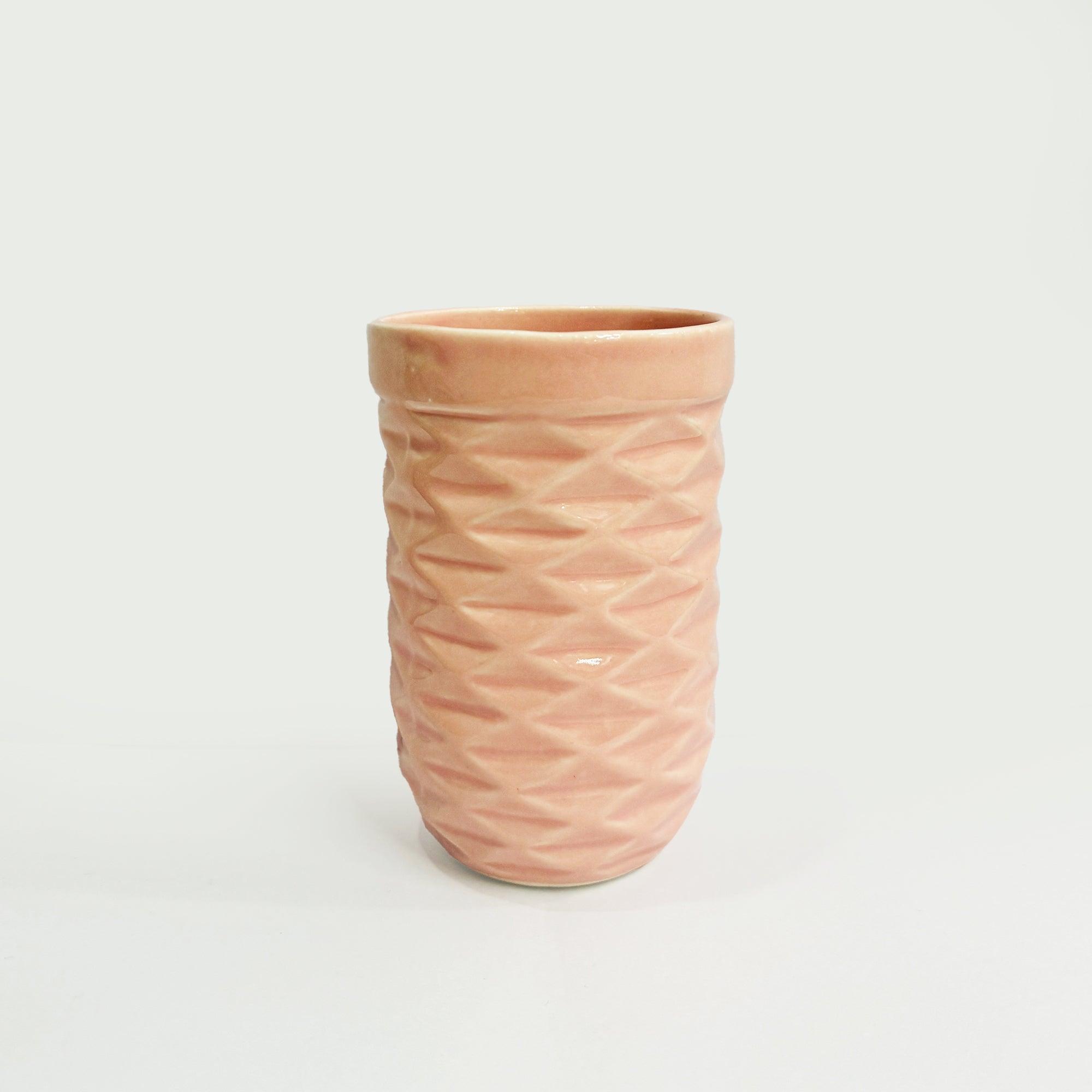 Stylish Pink Ceramic Multipurpose Toothbrush Holder Stand
