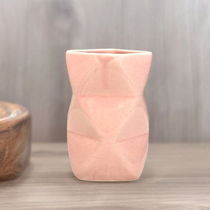 Ceramic Light Pink Toothbrush Holder Stand